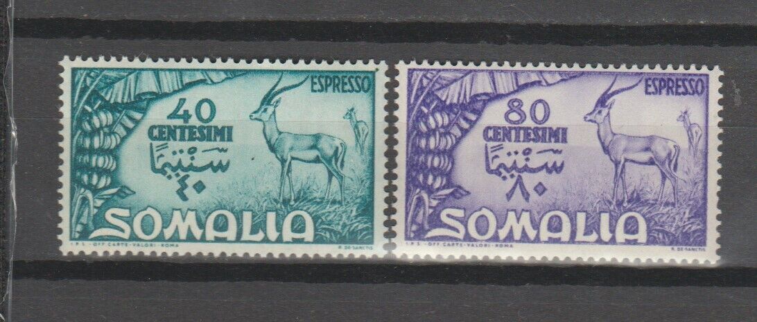 s38610 SOMALIA MNH** 1950 Soggetti Africani Espressi 2v