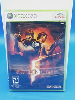Xbox 360 Resident Evil 5 New Unopened.. READ!!!...