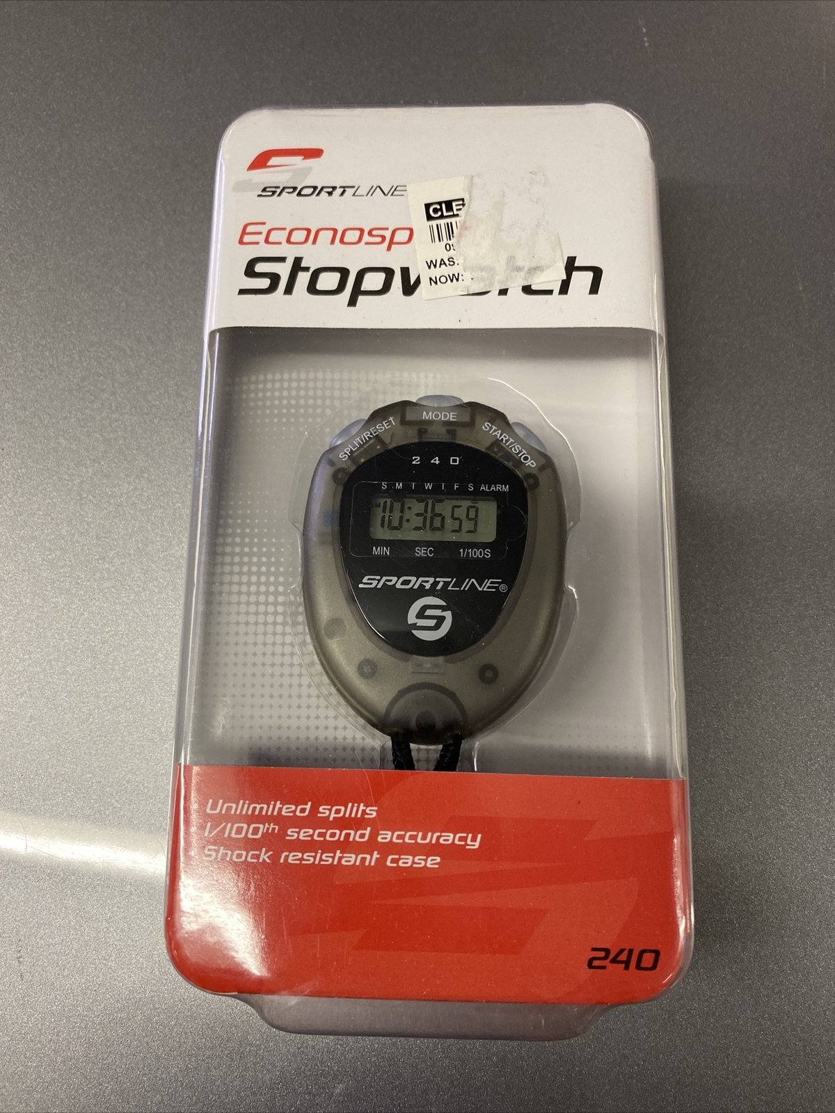 Sportline Econosport Stopwatch NEW Sealed eBay