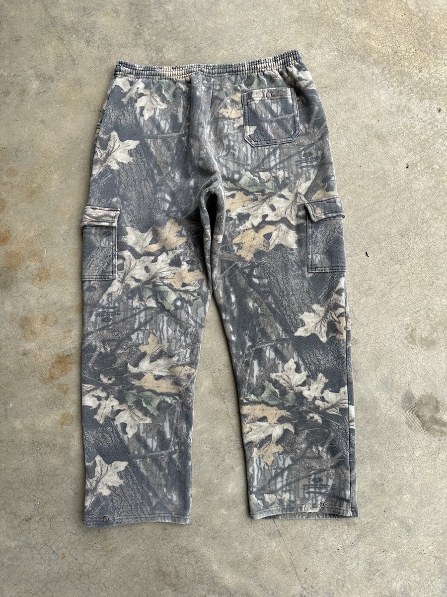 Vintage Y2k Mossy Oak Jerzees Faded Camo Cargo Sweatpants Vintage Y2k Mossy Oak Jerzees Faded Camo Cargo Sweatpants
