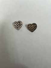 John Hardy sterling heart earrings