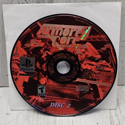 Armored Core Master of the Arena Sony Playstation 1 PS1 DISK 2 Only, UNTESTED 