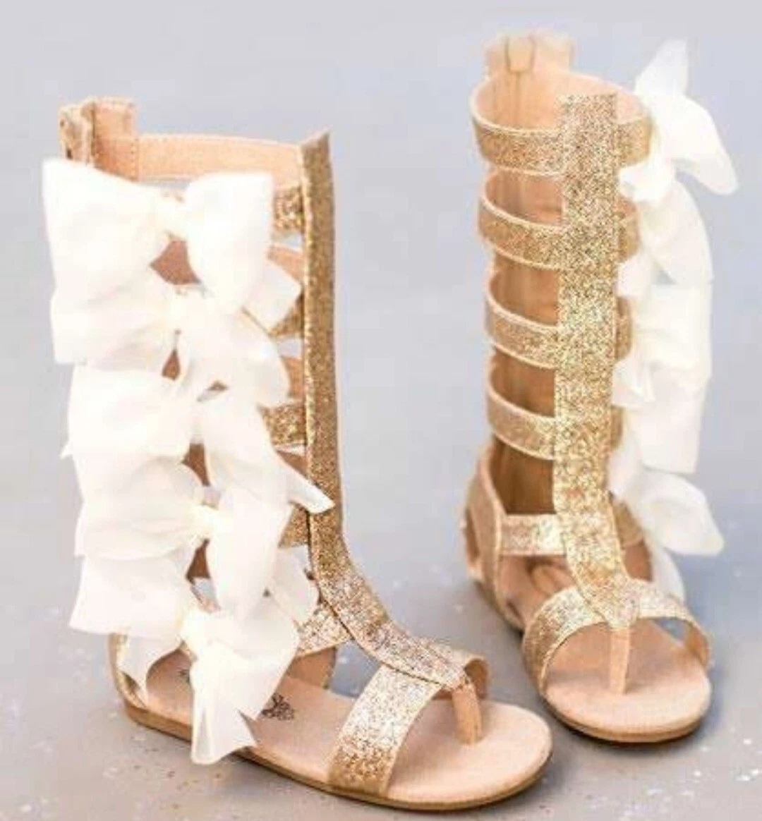 Joyfolie Alexa gladiator sandals Silver 6T Girls shoes