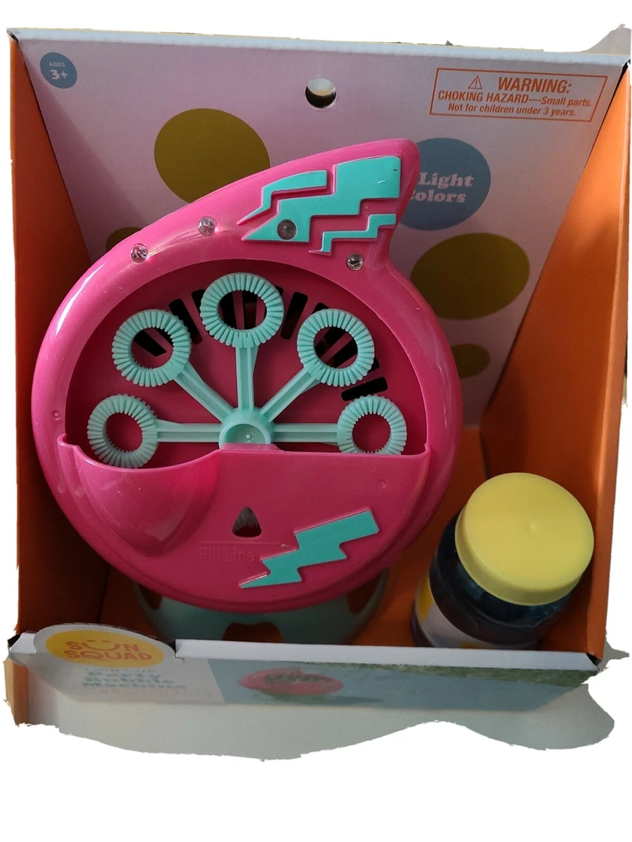 Light Up Bubble Machine Sun Squad 8482 eBay