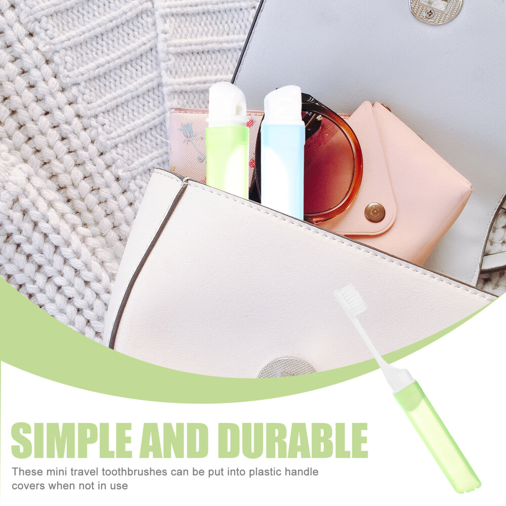 10pcs Folding Toothbrushes Portable Travel Toothbrushes Home eBay