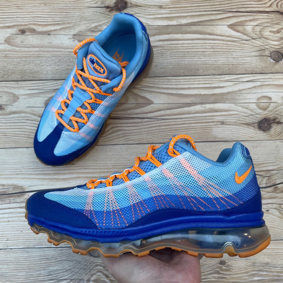 air max 95 orange and blue