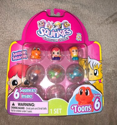 Squinkies Collector Series 6 Pack Series Toons New