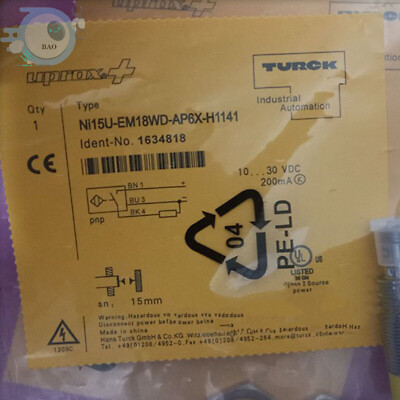 TURCK Proximity Switch NI15U-EM18WD-AP6X-H1141 1634818 1PCS NEW