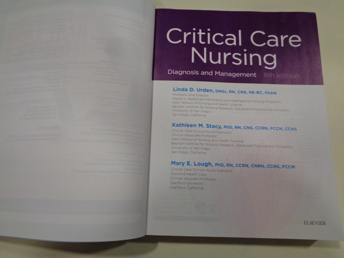 Critical Care Nursing: Diagnosis and Management 8th Edition
