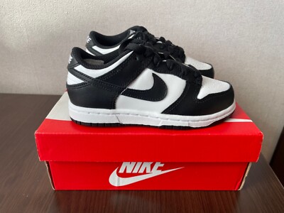 Nike Dunk Low Retro White Black (PS) CW1588-100 | eBay