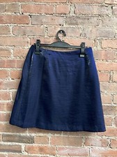 Valentino Red Women s Skirt, Sz 48, Blue Sleek Modern