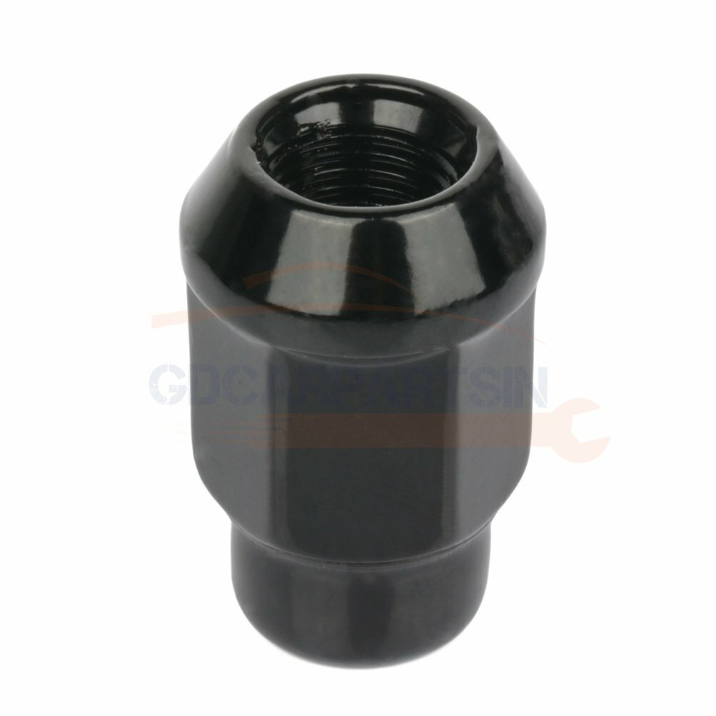 24 Set Black M12x1.25 Hex Size 19mm Lug Nuts Fits Infiniti