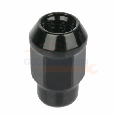 マイ LOUNIE 733919F6 24 Set Black M12x1.25 Hex Size 19mm Lug Nuts Fits Infiniti