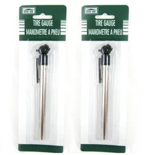 2 Auto Tire Pressure Air Gauges Pen Tool Measure Car Motor Truck Bike New
