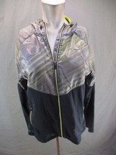 NIKE DRI-FIT Size L Womens Multicolor Full Zip Zip Pocket Lined Windbreaker 221