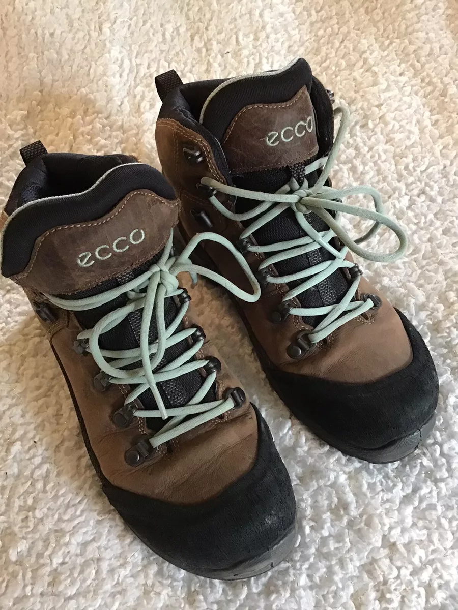 ECCO Biom Terrain Brown Black Hiking Boot Natural Motion Goretex Women eBay