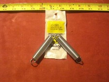 (0591.) Extension Springs C-181 5/8" x 3-1/4" (Two Pack) Made in USA