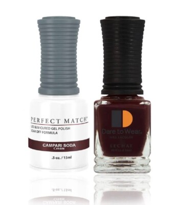 LeChat Perfect Match UV Gel + Nail Polish - PMS29 Campari Soda