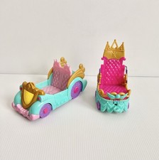 HASBRO MY LITTLE PONY Princess Celebration Parade Car Throne Lot Of 2 NO WINGS