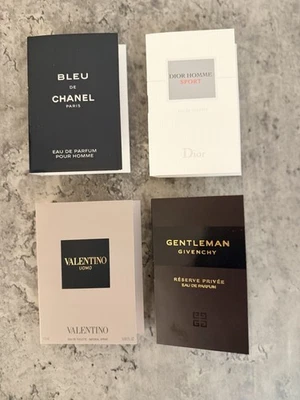 4 X High End Mens Mini Perfumes Bleu De Chanel Dior Homme Sport, Givenchy New