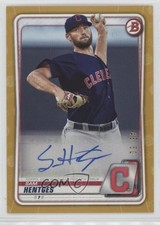 2020 Bowman Prospects Auto Gold 45/50 Sam Hentges #PA-SHE Auto 16if
