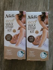 2 Nads Eco Wax Strip Kits 3 Strip Sizes 24 Count Each