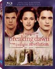 The Twilight Saga: Breaking Dawn - Part 1 Special Edition  Blu-Ray 