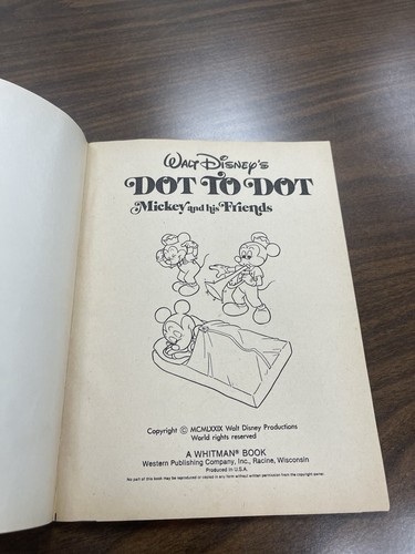 Walt Disney’s Dot To Dot Mickey And His Friends Coloring Book - Picture 15 of 15