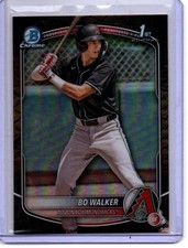 2025 Bowman - Chrome Prospects Bo Walker #BCP-92 Reptilian Refractor (RC)