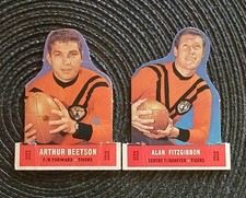 1969 SCANLENS RUGBY LEAGUE DIE CUT - BALMAIN SET OF BEETSON & FITZGIBBON