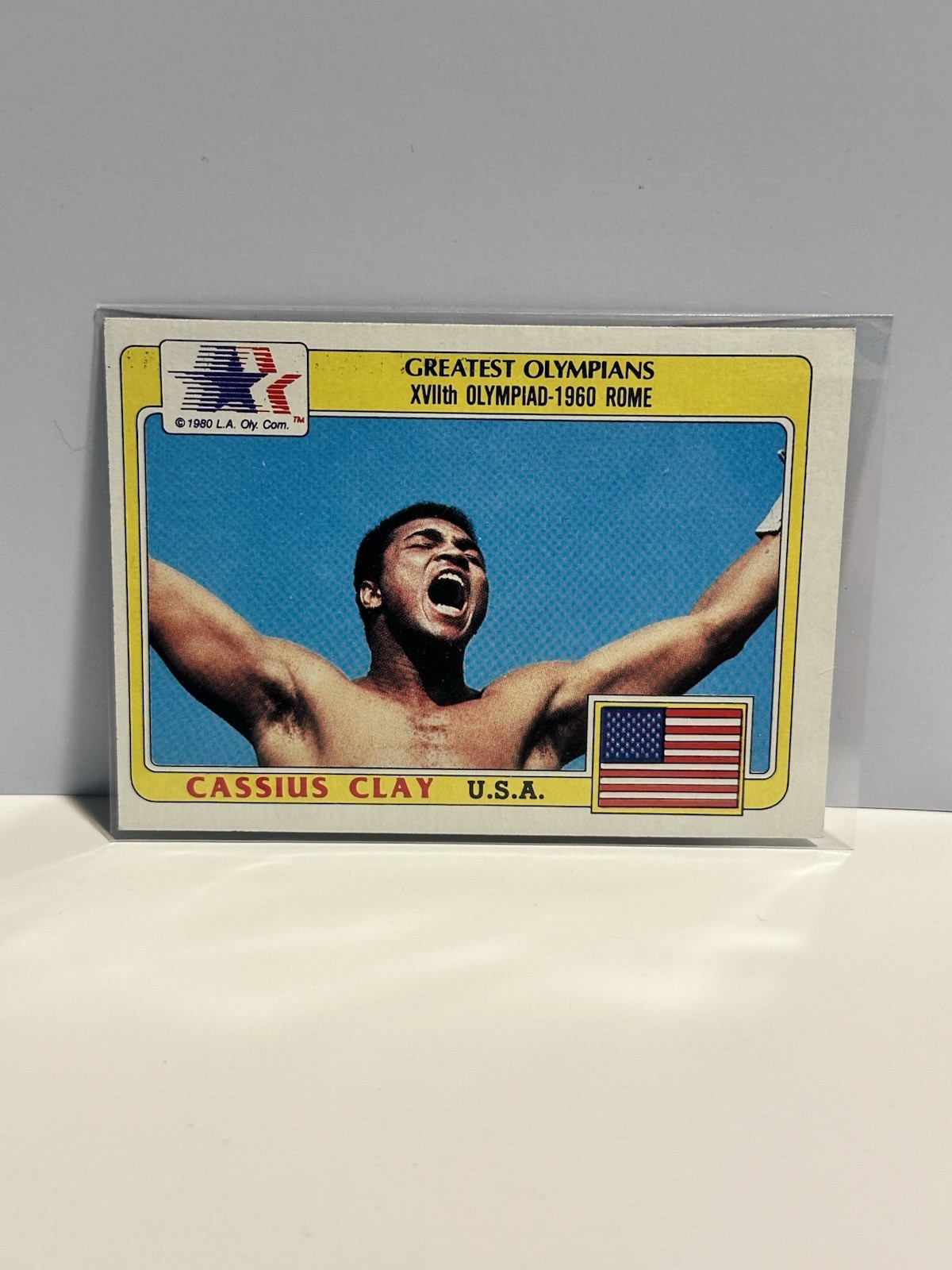 1983 Topps Greatest Olympians #97 Cassius Clay Muhammad Ali 1960 Boxing