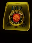 Miller Lite A Fine Pilsner Beer Vintage Light Wall Bar Sign Mancave 3D