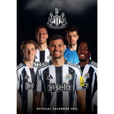 DANILO PROMOTIONS LTD 2026 Calendar Newcastle United FC Month to View A3 Calendar Official Product