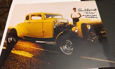 Paul Lemat- American Graffiti 8x10 Color Photo Wauto 1932 Ford 5-window Coupe