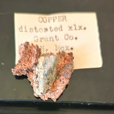 Native Copper Distorted Crystals   Grant Co. New Mexico   Vintage Collection
