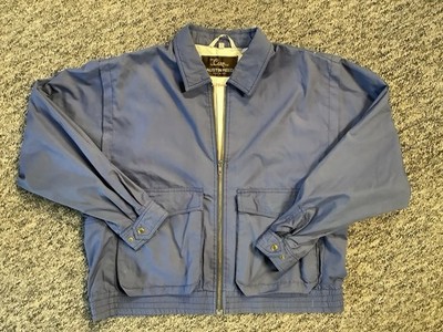 Austin Reed Vintage Cue Shop Jacket Made In Italy Blue Bomber Mod Casual 