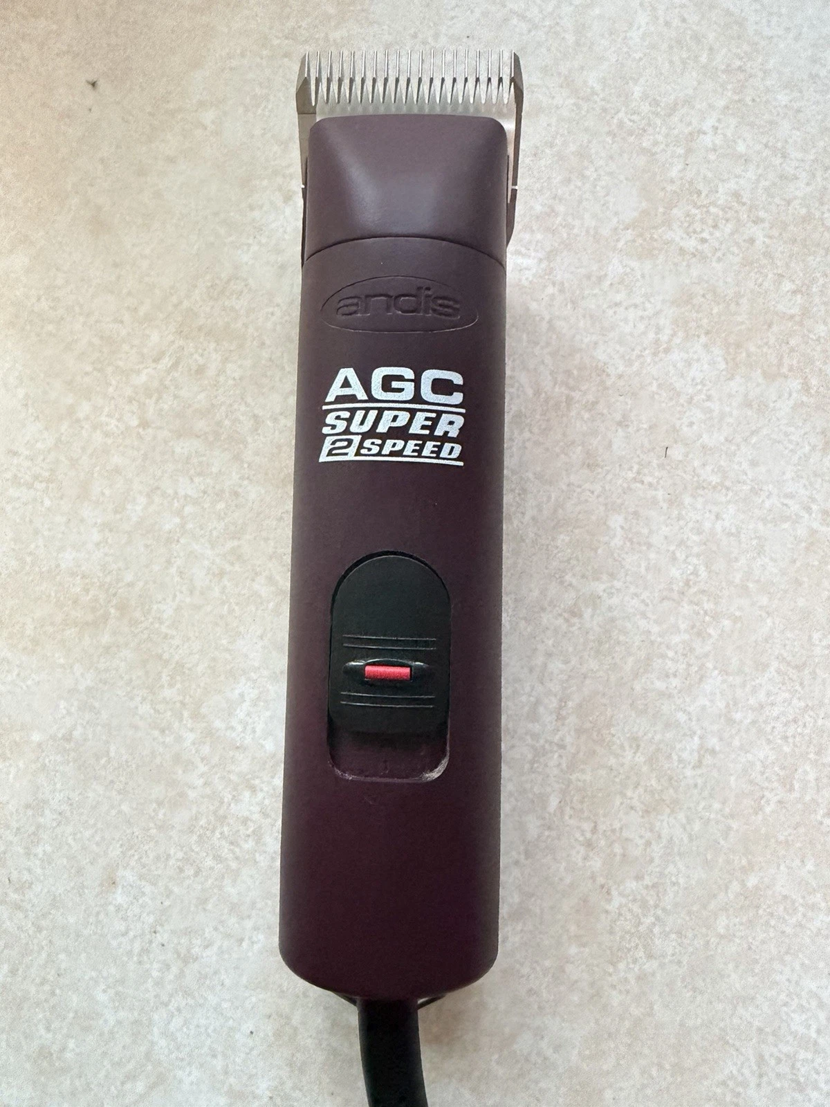Andis AGC Super 2-Speed Professional Dog & Pet Clipper - Burgundy - 14ft Cord
Opens in a new window 