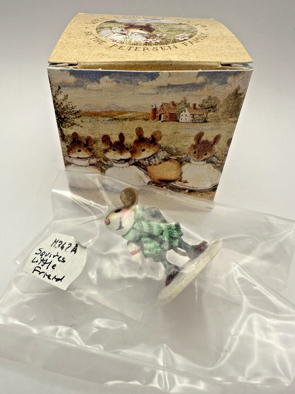 Wee Forest Folk SQUIRE'S LITTLE FRIEND WFF M-342a Christmas 2007 AP New Box Bag