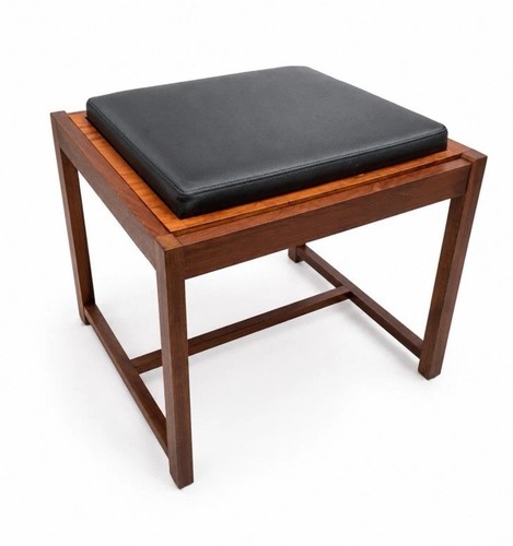 Mid-Century Modern MCM Domus Danica Convertible Stool Bench Table Solid Wood
