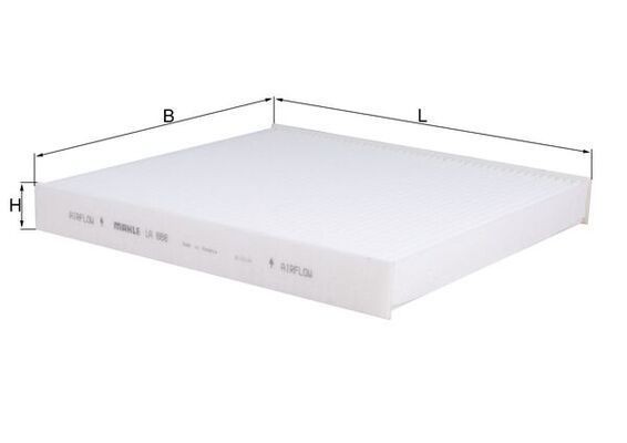 MAHLE LA 888 Cabin Air Filter Fits Audi A3 Allstreet Sportback Limousine Cupra