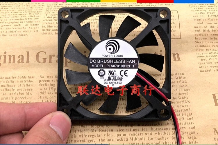 Ventilador de refrigeración POWER PLA07010B12HH DC12V 0,50A 70*70*10 MM *bh