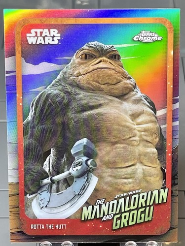 2026 Topps Chrome Star Wars Rotta the Hutt MAGR-ROT Mandalorian Grogu