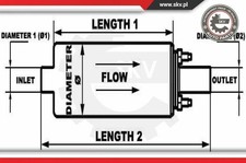 BOMBA DE COMBUSTIBLE COMPATIBLE CON: VW POLO II 1.0/1.1/1.3/1.3 D/1.4 D/1.3 CAT/1.0 CAT.VW DERBY 1