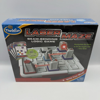 ThinkFun Laser Maze Beam-Bending Logic Game, 60 Challenges, Ages 8+