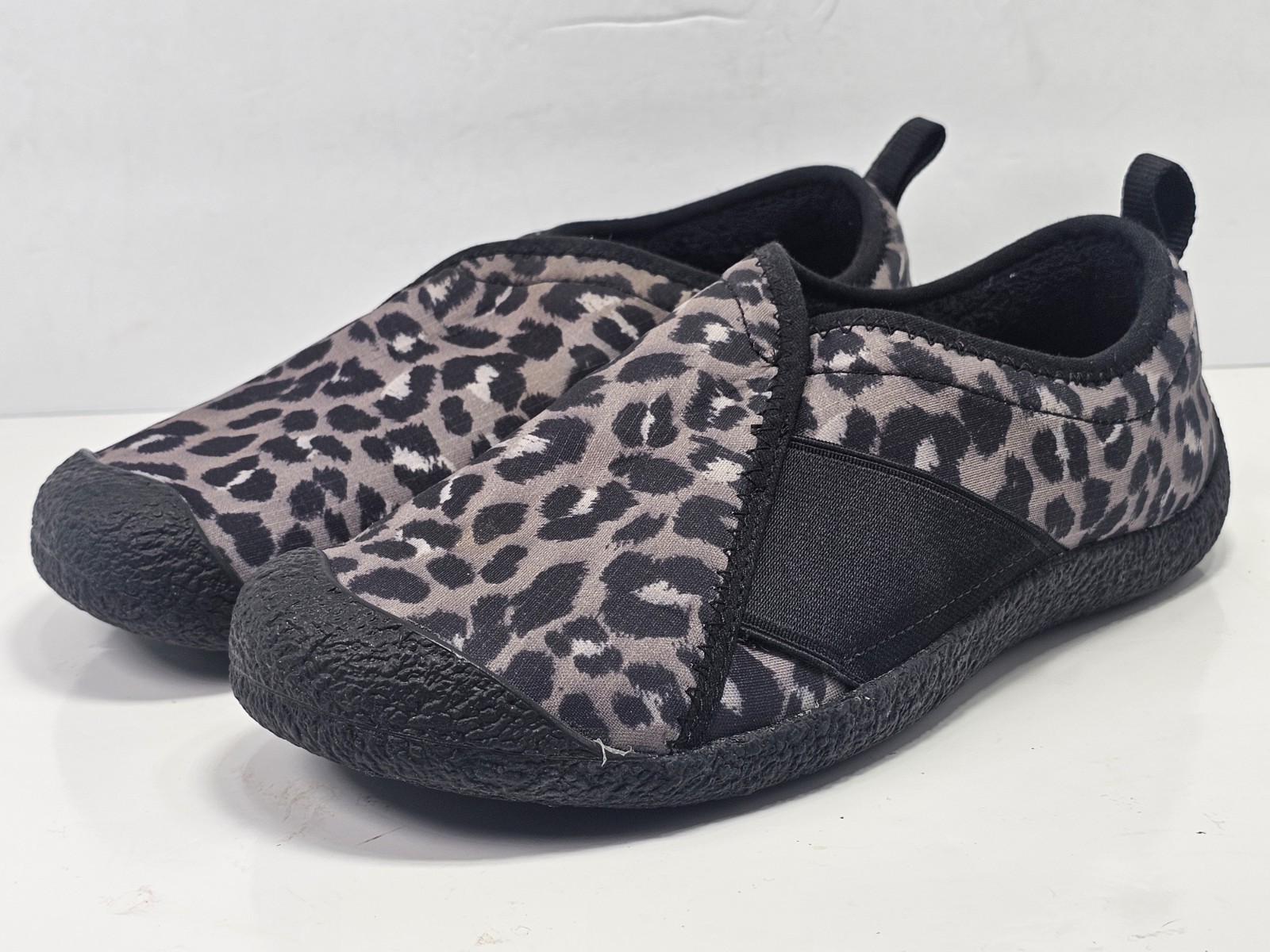 Scarpe comode Keen Howser Wrap donna taglia 8 stampa animalier nere slip on casual