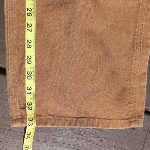 Carhartt 38x34 Double Front Loose Fit Washed Duck Utility Work Pants BN0136-M - Picture 8 of 10