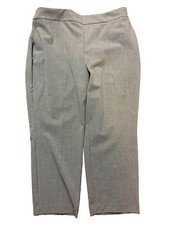 Hilary Radley Women s Pants Gray Pull On Elastic Waist Stretch Solid XXL