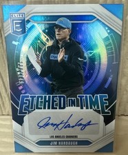 2024 Panini Donruss Elite Etched In Time - Jim Harbaugh Auto /149 🏈