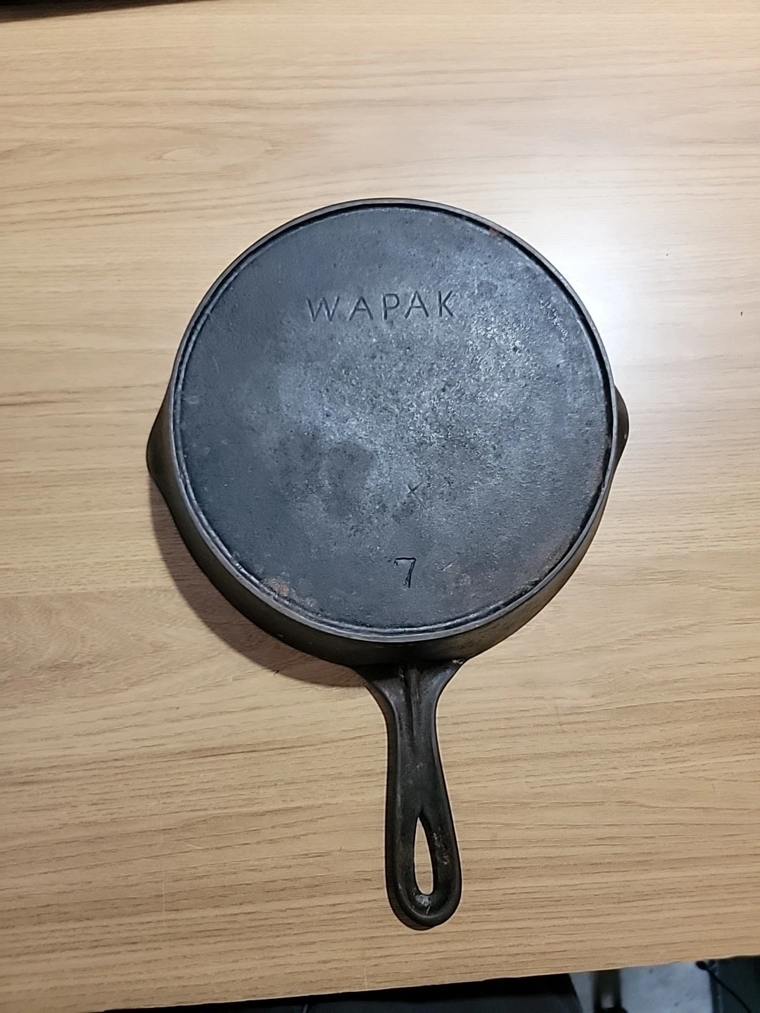 Wapak Cast Iron Skillet.
Opens in a new window or tab