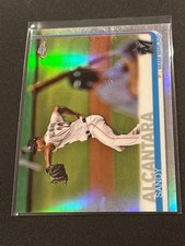 2019 Topps Chrome Sandy Alcantara Refractor Parallel Card NM